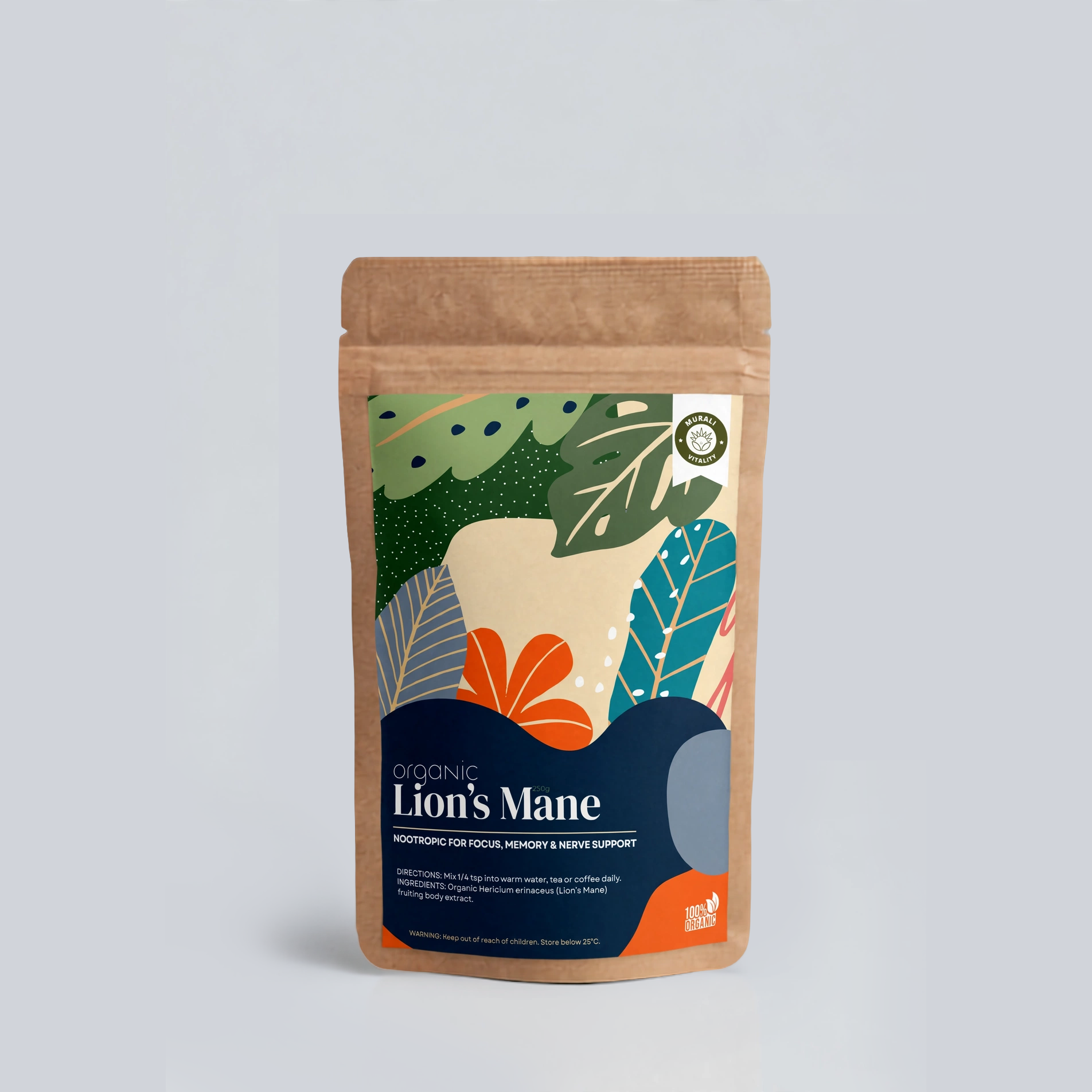 Organic Lion’s Mane 50g